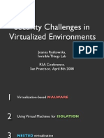 Joanna Rutkowska - Security Challenges in Virtualized Environments