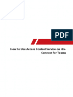 How To Use Access Control Service On Hik-Connect For Teams