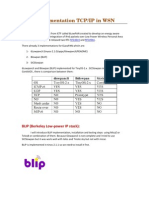 TCP IP in WSN - 6lowpan Implementation