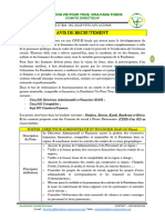 Avis de Recrutements FVPT Financiers