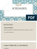 Sociedades Primera Parte