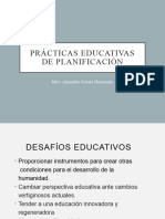 Prácticas Educativas de Planificación