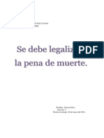 Se Debe Legalizar La Pena de Muerte en Chile