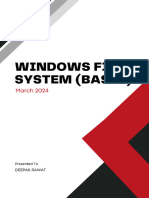 Windows File System (Basics)