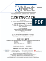 Certificate ISO 9001 IQNet