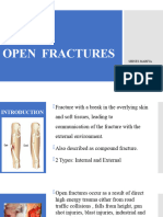 Open Fractures - Ortho - 015358