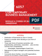 Module 4 - Forms of Business Ownership