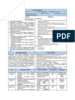 Construction Procurement & Contract Management Sylabus