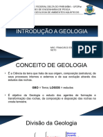 Aula 01 - Introdução A Geologia