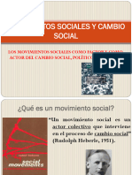 Movimientos Sociales y Cambio Social