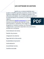 Principales Software de Gestion