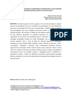 Os Impactos Positivos Da Participação Dos Pais Na Qualidade Da Aprendizagem Da Educação Infantil