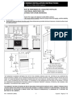 Frigidaire Model FEF369CGSA Installation Instructions 316003025