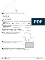 Wyrażenia Algebraiczne - Karta Pracy