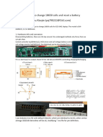 Steps To Change 18650 Cells and Reset Batteries