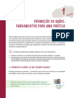 Unidade 1 - Promoção Da Saúde - Fundamentos para Uma Prática