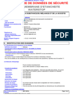 Bostik Membrane D'Etancheite Waterstop: Identification de La Substance/Du Mélange Et de La Société/ Entreprise 1