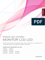 Monitor LCD Led: Manual Del Usuario