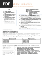 Biology Cell Notes Final