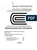 Monografia Propiedades Del Concreto