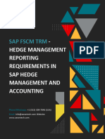 SAP FSCM TRM - Hedge Management Reporting Requirements - 2