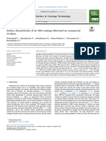 Surface Characteristics of AC PEO Coatings Fabricated On Commercial Al Alloys