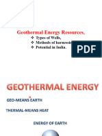 Geothermal Energy Resources