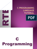 C Progragramming Language Tutorial