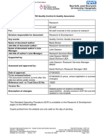 R&D SOP 705 - Quality Control and Quality Assurance V3