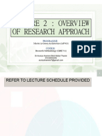 GAE711 Lecture 2 Overview of Research Approach