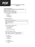 Lat Soal Us Bahasa Inggris 2021