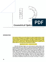 Geometrical Optics, Reflection, and Refraction