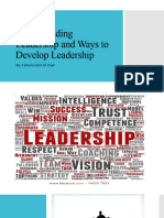 Understanding Leadership and Ways To Develop Leadership 01