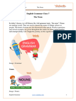 English Grammar For Class 7 The Noun Syllabus, Practise Questions and More