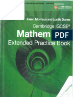 IGCSE数学练习册 IGCSE Mathematics Extended Practice Student Book