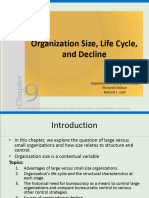 Organization Size and Life Cycle