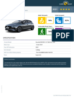 Euroncap 2021 Hyundai I20 Datasheet