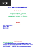 Lecture 2 - Overview of Service and Product Quality