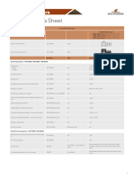 Hydrocork Tech - Nical Data She - Et - Datasheet