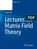 (Springer Lecture Notes in Physics 929) Badis Ydri - Lectures On Matrix Field Theory-Springer (2017)