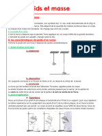 Leçon 5 - Poids Et Masse