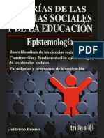 Briones - Epistemología & Teorías de Las Ciencias Sociales