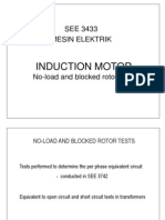 Noload - Blocked Rotor Test