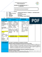 SESIÓN No .3 EPT 3o CONOCIENDO NUESTRAS NECESIDADES