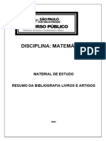 Apostila Concurso Matemática