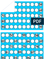 Sequência Numérica de 50 A 99 TEAtividades