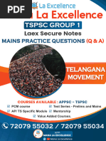 Laex G1 EM Telangana Movement Mains Q&A