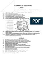 Class 9 Worksheet (Bio)