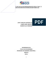 Propuesta de Un Plan de Responsabilidad Social para La Empresa RM Servicios Integrales Moctzuma Sas