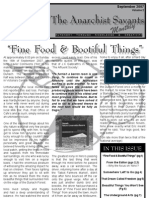 The Anarchist Savants "Fine Food & Bootiful Things": Monthly